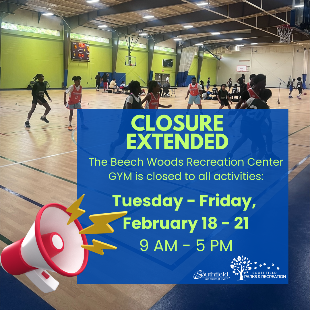 photo of young basketball players in the Beech Woods Recreation Center