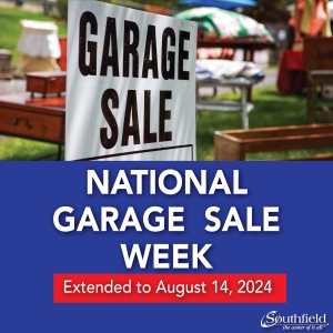 National Garage sale week extended