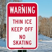 No ice skating 