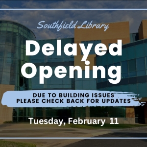 library delayed opening